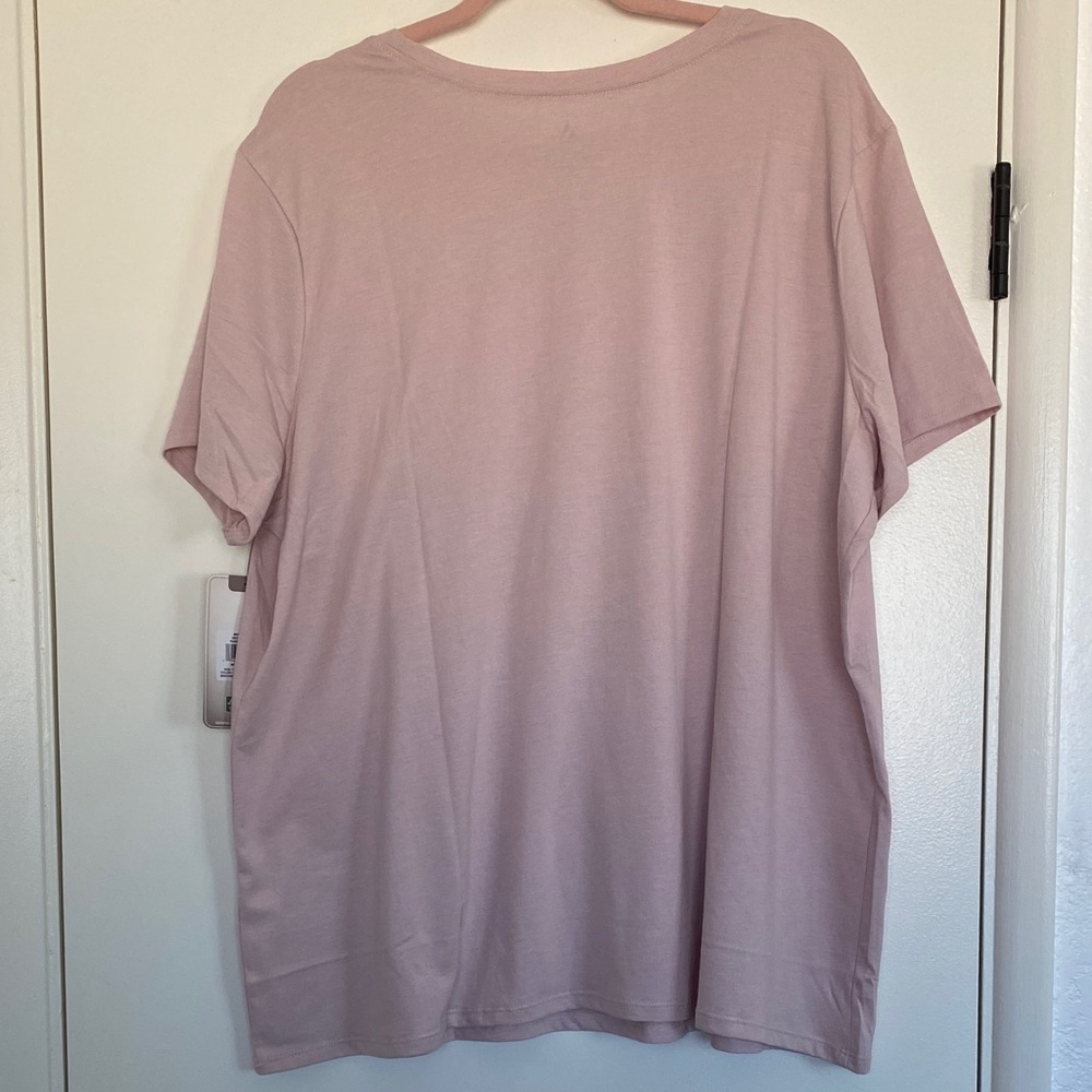 #S124- NWT Skechers Dreamy Escape Tee - Light Pink Graphic - 3xl - Picture 4 of 7